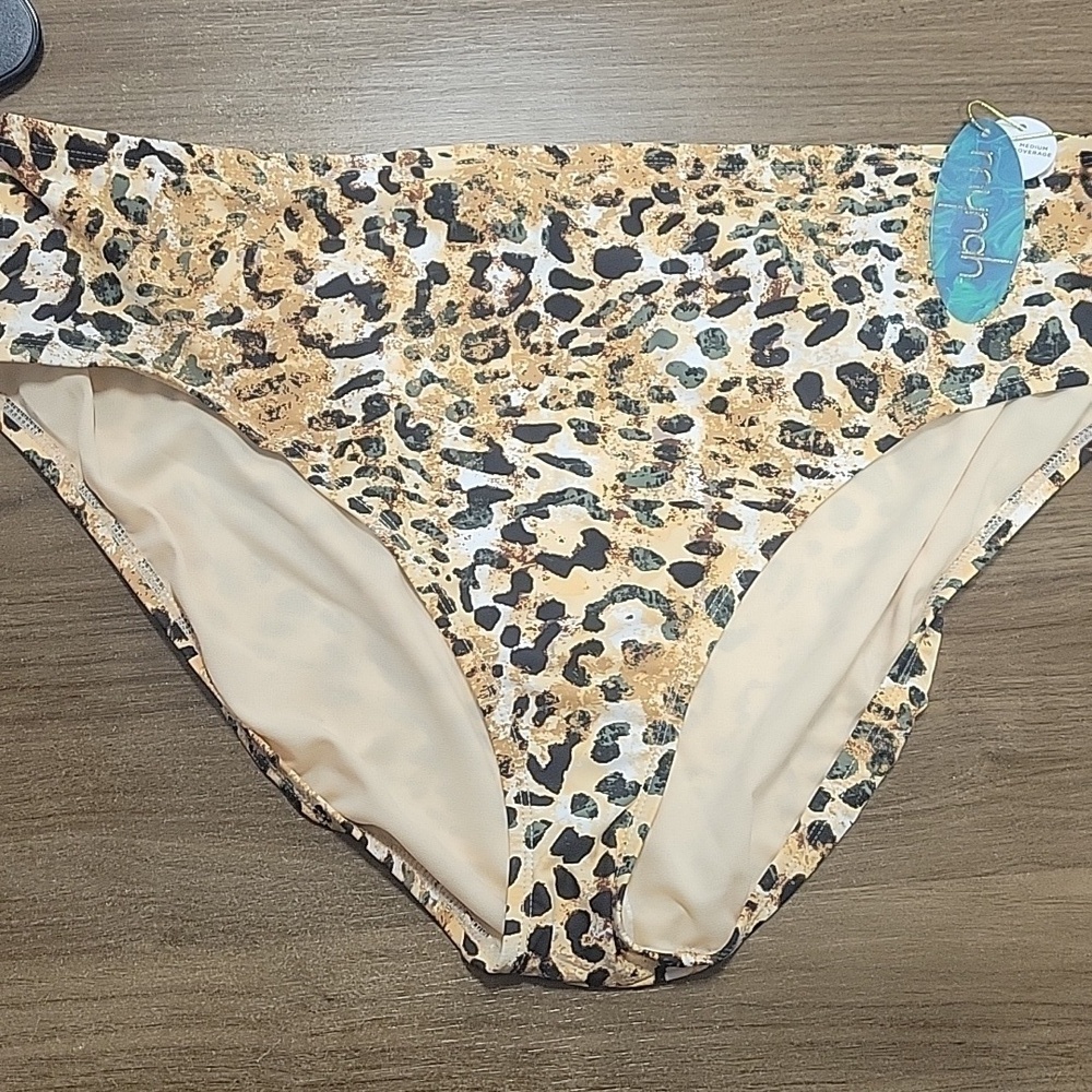 Mynah-Leopard Print NWT-Two Piece Mynah Bathing Suit-Size 22W - Picture 13 of 17